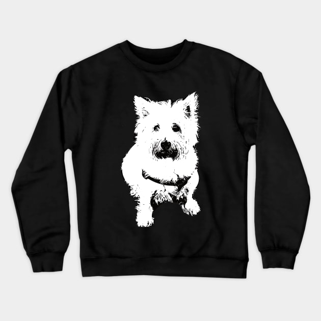 West Highland White Terrier - Westie Christmas Gifts Crewneck Sweatshirt by DoggyStyles